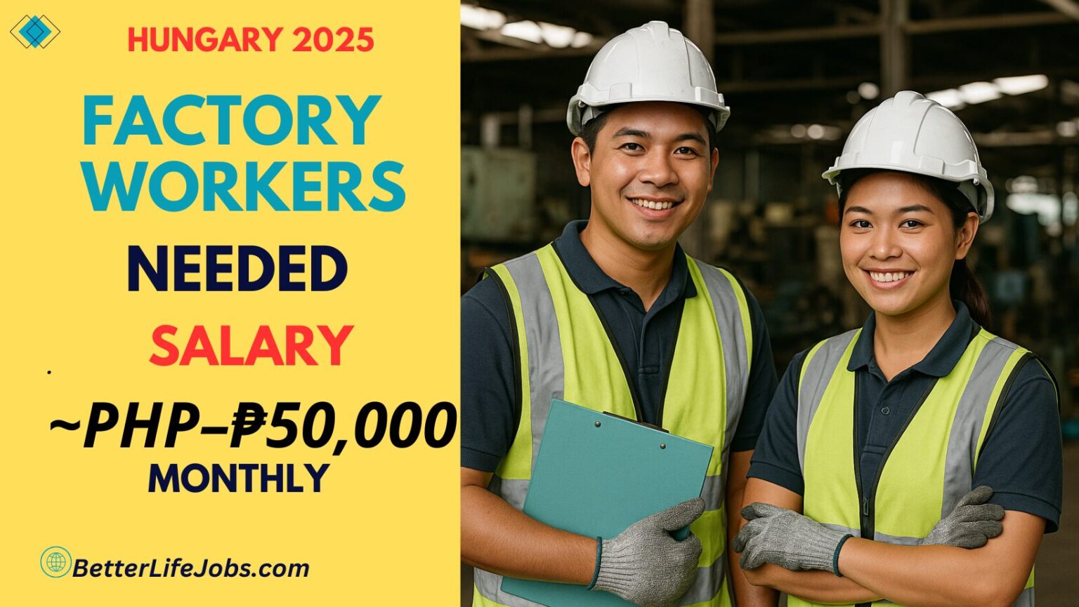 Factory Worker Job Hungary 2025 BetterLifeJobs