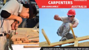 Carpenter Job Australia – Earn up to ~ PHP 200k Monthly