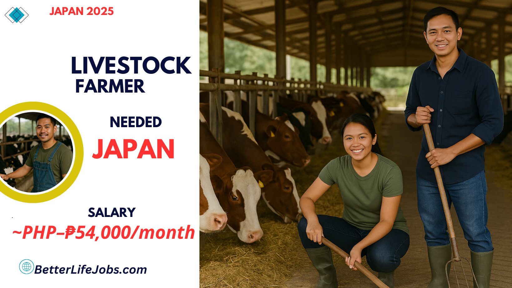 Livestock and Dairy Farmer in Japan 2025